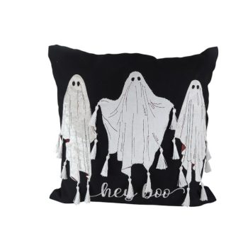 Cobertor Almohadon Black Fantasmas 45X45Cm /Cod. 286-0773A45