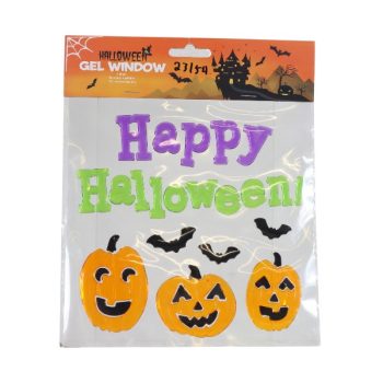 Sticker Happy Halloween Calabazas 20X25Cm /Cod. 786-2025-23154