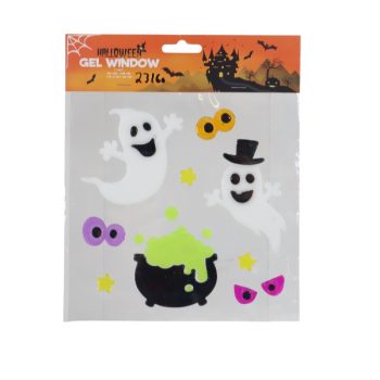 Sticker Fantasmas Y Ojos 20X25Cm /COD. 786-2025-23160