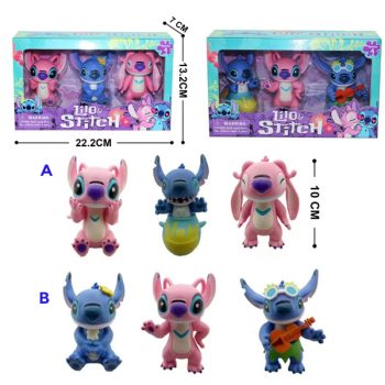 Set 3 Muñecos Stitch Diseños Mixtos /Cod. 782-Mh719831