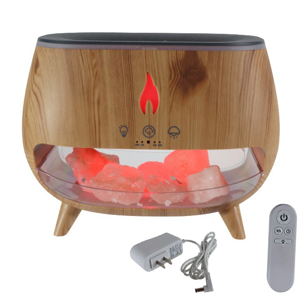 Difusor Madera Alto Con Piedras /COD. 759-KP-6068