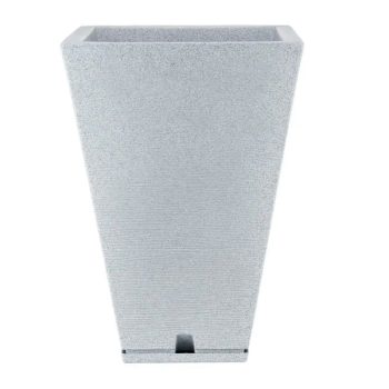 Maceta Zurique Graphito 32X55 Gris Claro Efecto Piedra /COD. 706-003255-GRP