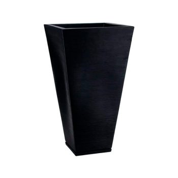 Maceta Zurique Graphito 35X74 Negro /COD. 706-003574-66