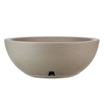Bowl Amsterda Graphito 44X19 Beige Efecto Piedra /COD. 706-024419-02P