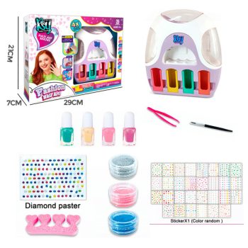 Set De Manicure Con Secadora 0X0X0Cm /COD. 782-MH686182