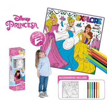 Alfombra De Princesas Para Pintar 50X50X0Cm /COD. 782-MH718515