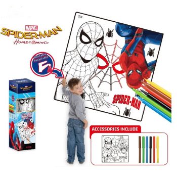 Alfombra De Super Heroe Para Pintar 50X50X0Cm /COD. 782-MH718517