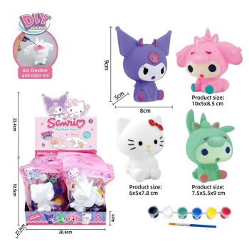 Juego Diy Hello Kitty Y Amigas Para Pintar 8X5X9Cm /Cod. 782-Mh719022