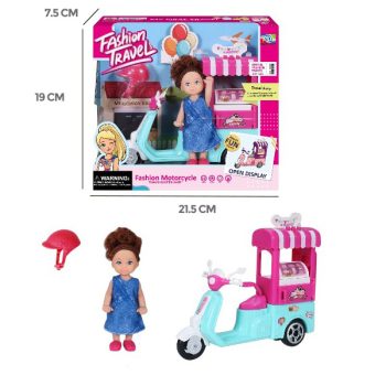 Muñequita Moto Vendedora 0X0X0Cm /Cod. 782-Mh719118