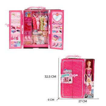 Armario De Ensueño Con Muñeca 27X6X32,5Cm /Cod. 782-Mh719666