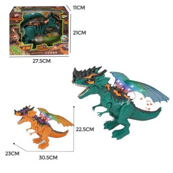 Dragon C/R Con Spray, Luz Y Sonido 30,5X23X22,5Cm /Cod. 782-Mh721515