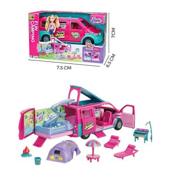 Set De Acampar Con Carro 54X15,5X15Cm /COD. 782-MH722010