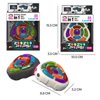 Juego 2 En 1 Memoria 11 Teclas 8,8X8,5X3,2Cm /Cod. 782-Mh722233