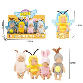 Bebe 10Cm De Animales Mixtos 10,3X3,3X12,4Cm /Cod. 782-Mh723147