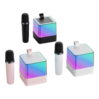 Parlante Karaoke Doble Cubo Colores Mixtos /COD. 797-K18