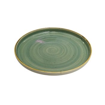 Plato Llano De 10" 6 Piezas 25 * 25 * 3 Cm 773 G Porcelana /COD. 799-CZT04-12
