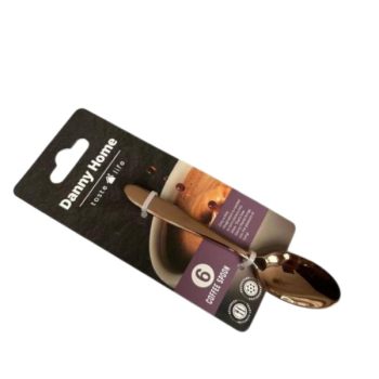 Cuchara De Café 6 Piezas 11,6 Cm 13 G 2,0 Mm 410S.S. /Cod. 799-Hk040R-6