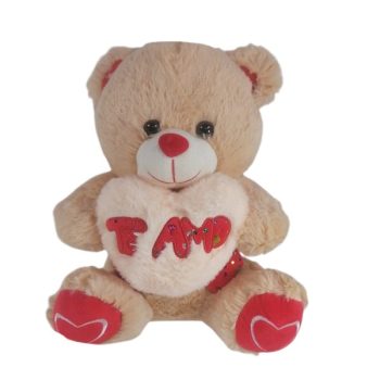 Peluche Oso Lt Brown Te Amo 30Cm /Cod. 205-23-7-21L