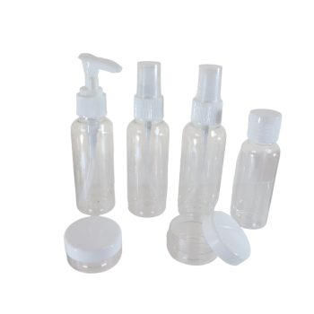 Kit Viaje Botellitas 20x16cm White /cod. 218-703-6668