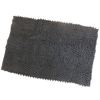 Alfombra Para Baño Color Black Absorbente /cod. 218-ycl3350-17