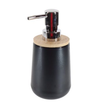 Dispensador De Jabon Color Black Con Bamboo /Cod. 218-Ycl3350-61