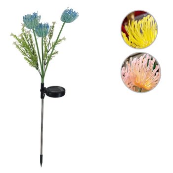 Estaca Solar Flor Colores Mixtos /cod. 234-72372410-17