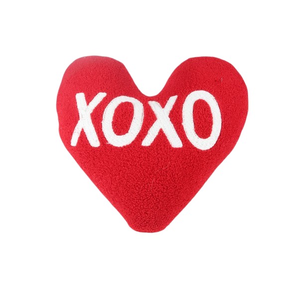 Almohadon Corazon Red White San Valentine 35x38cm /cod. 286-0910-ra15