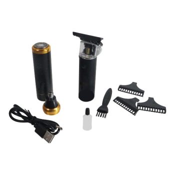 Set De Rasuradora 3 En 1 Black /Cod. 716-Kp-1750