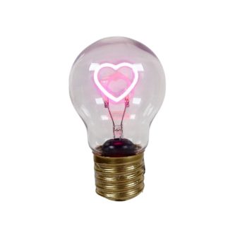Bombillo Recargable Corazon 7*7*12Cm /Cod. 753-Qp004