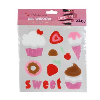 Sticker Helados Y Cupcakes Sweet 20X25Cm /Cod. 786-2025-22053