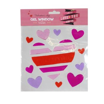 Sticker Corazones Valentine 20X25Cm /Cod. 786-2025-22064