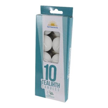 Caja 10 Tealight White /Cod. 82-Teal10