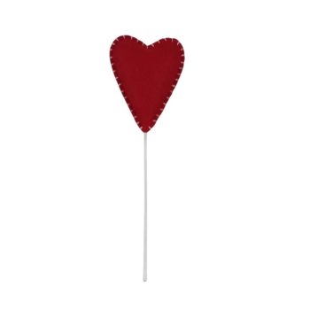 Pick Corazon Red 0x0x26 Cm /cod. 83-30456a-61