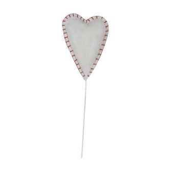 Pick Corazon White 0X0X26 Cm /Cod. 83-30456D-68