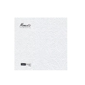 Paquete Servilletas 20u 33x33cm Decoraciones White /cod. 192-24041