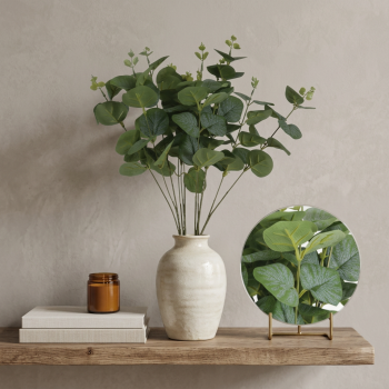 Rama Eucalipto L:85Cm White Green /Cod. 200-0047244-68