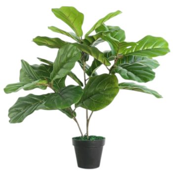 Arbol Artificial Tipo Ficus Lyrata Color Green 24 Hojas /cod. 200-925925-31