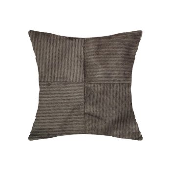 Cobertor Almohadon Dark Grey Con Lineas En Relieve /Cod. 201-9572525-80D