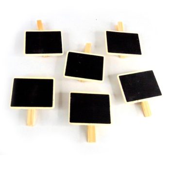Set 6 Pizarritas Rectangulares Orilla Natural /Cod. 203-712