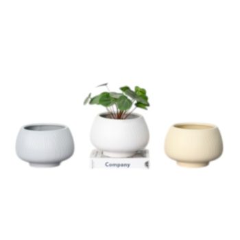 Maceta Decorativa Con Forma Redonda Color Mix /Cod. 214-Hs090M