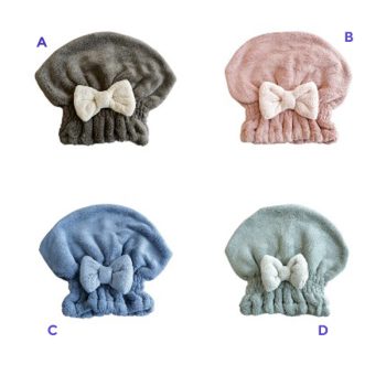 Pañito Para Cabello En Forma De Gorro Con Moño /Cod. 218-Hd-7384