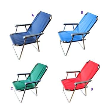 Silla DE Playa Colores Mixtos 56*40*87cm /cod. 244-dc-808tb