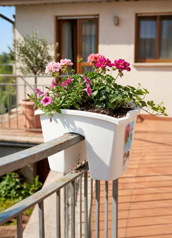 Jardinera Balcon 24X27,8X2 Cm /Cod. 307-Dcro240-68