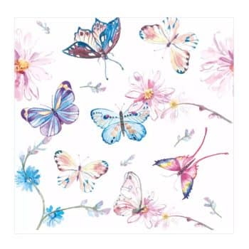 Paquete Servilletas Mariposas /Cod. 192-195185