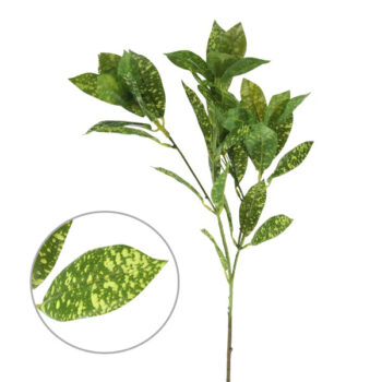 Rama Hojas 80cm Green Puntos /cod. 200-016525-27