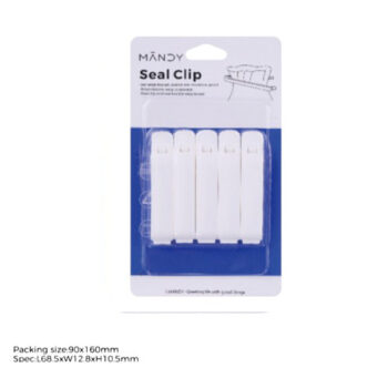 Clip Sellador Plastico White Pack DE 5 Piezas /cod. 218-xy-0110