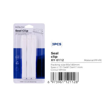 Clip Sellador Plastico White Pack De 3 Piezas /Cod. 218-Xy-0112
