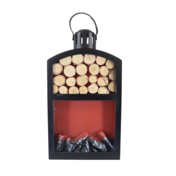 Chimenea Bateria Troncos 18.5*10*34.5+5.5Cm /Cod. 753-Bl16613