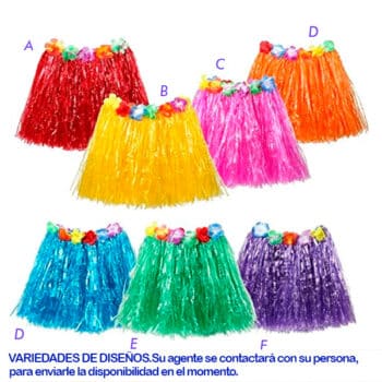 Enagua Hawaiana 60 Cm Mix /Cod. 160-300160