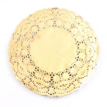Blonda Papel Redonda Gold D:6.5" /Cod. 160-Blon65-70